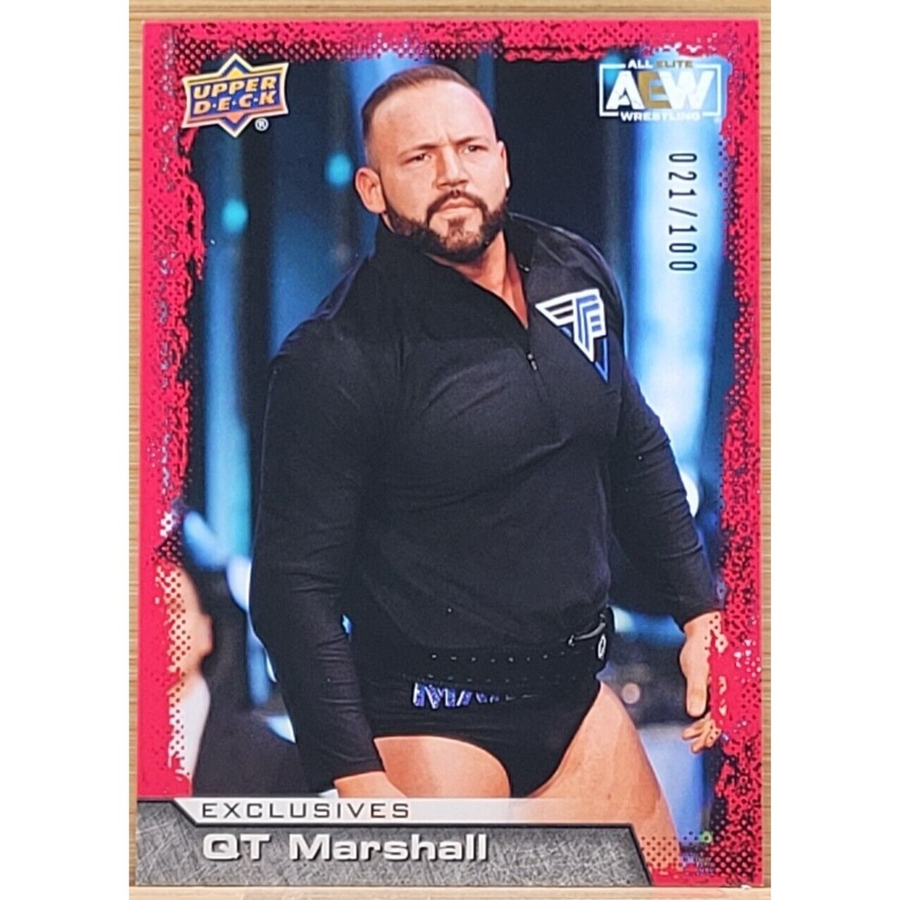 2022 UPPER DECK AEW‎ QT MARSHALL  EXCLUSIVES #D/100